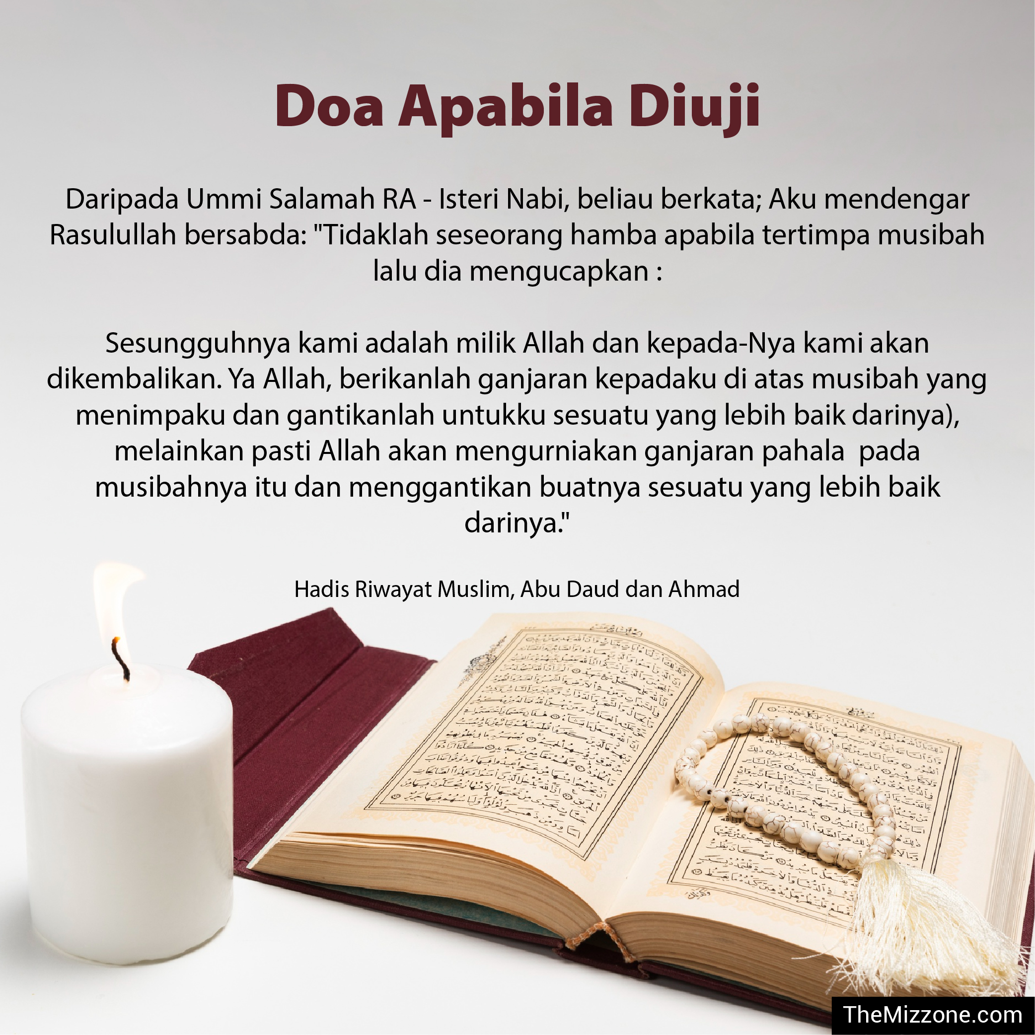 (Bergambar) Hadis Sahih Dan Ayat Al Quran Mengenai Cara Hidup Islam ...